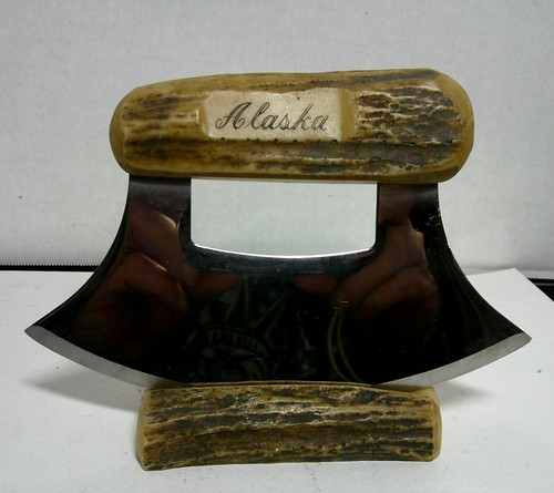 Alaska inuit antler - antler, ulu