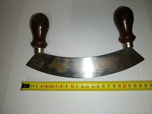 Mezzaluna vintage con manici - con,