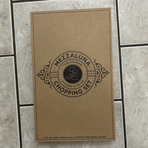 Mezzaluna chopping gift set - gift,