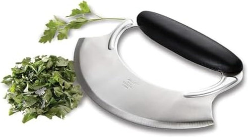 Mezzaluna herb chopper with - mezzaluna,