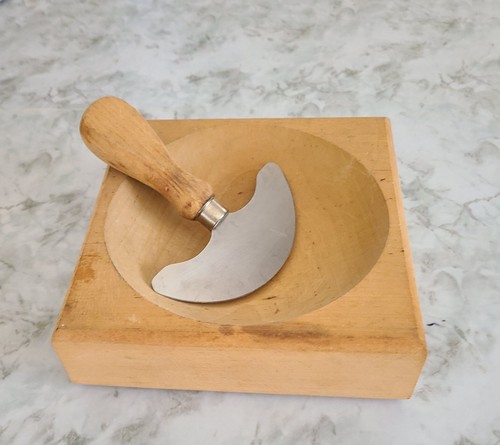 Vintage wooden bowl - vintage, with