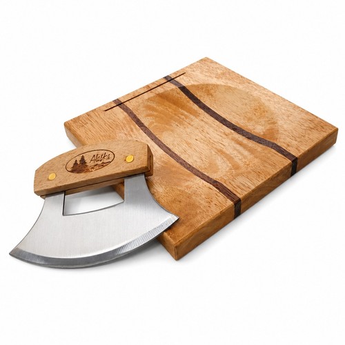 Alaska cutlery mezzaluna - alaska, herb