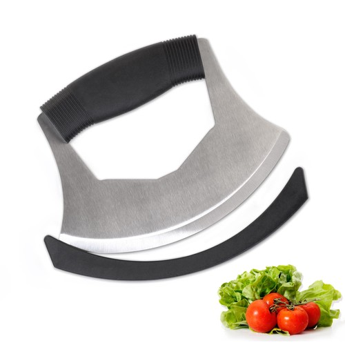Salad chopper mezzaluna - mezzaluna, knife