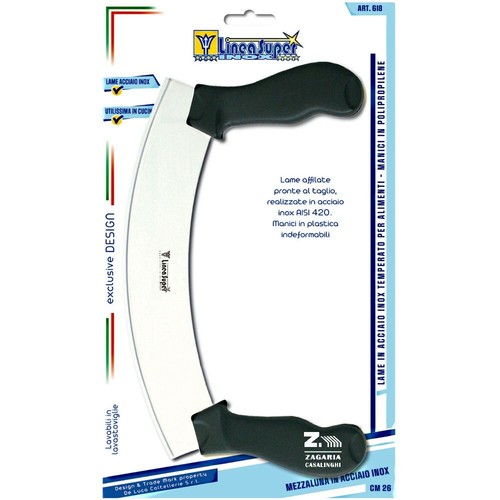 Coltello mezzaluna 26 con - mezzaluna,