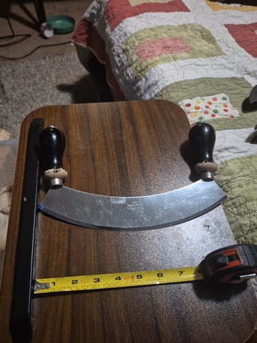 Inox italy mezzaluna knife - italy,