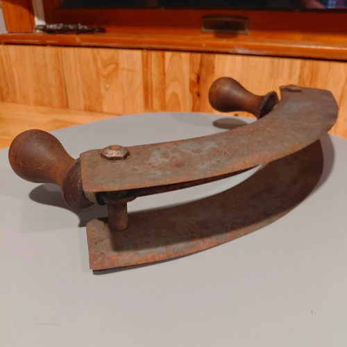Antique mezzaluna rocking - antique,