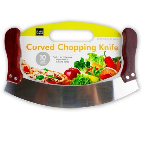 Curved chopping knife - chopping,